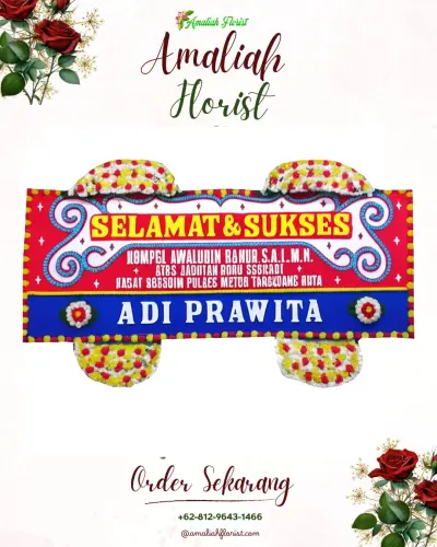 Karangan Bunga Ucapan Selamat cianting